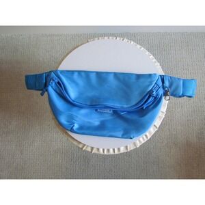 The Foldie Belt Bag Blue RFID Safe Travel Fanny Pack Waist Crossbody Bag
